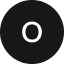 Black square with a white circle in the center resembling a fullscreen or focus icon.