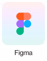 Figma logo with overlapping shapes in red, green, blue, and purple on a gradient background.