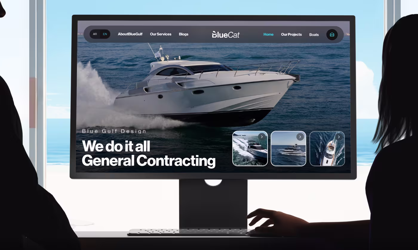 Bluecat modern website