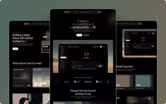 Neurix Saas Website Design