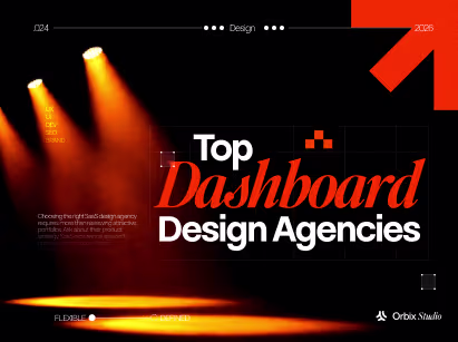 Top dashboard design agencies  guide cover by Codeair Software Solutions