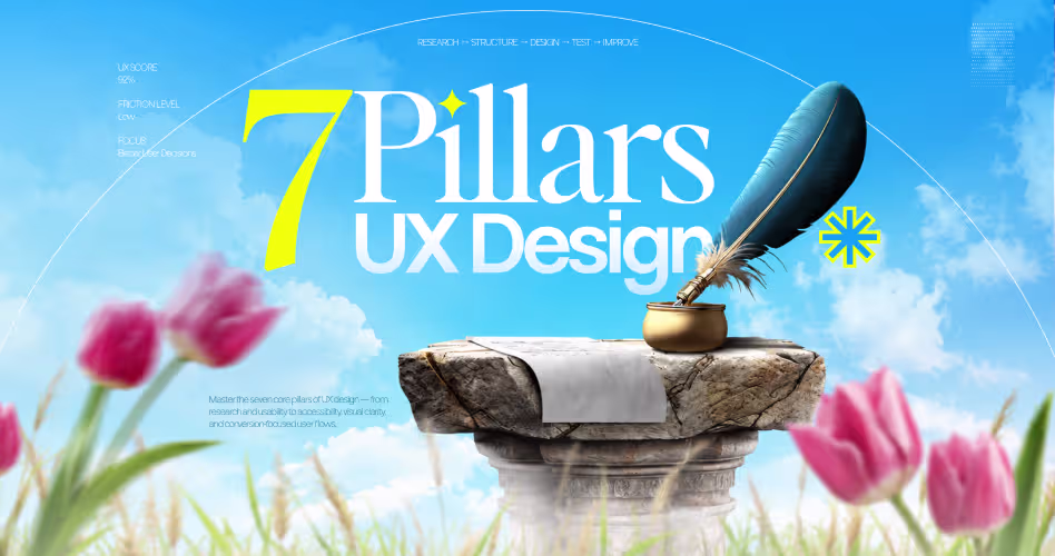 7 Pillars of UX Design: Everything You Need to Know for Better Design
