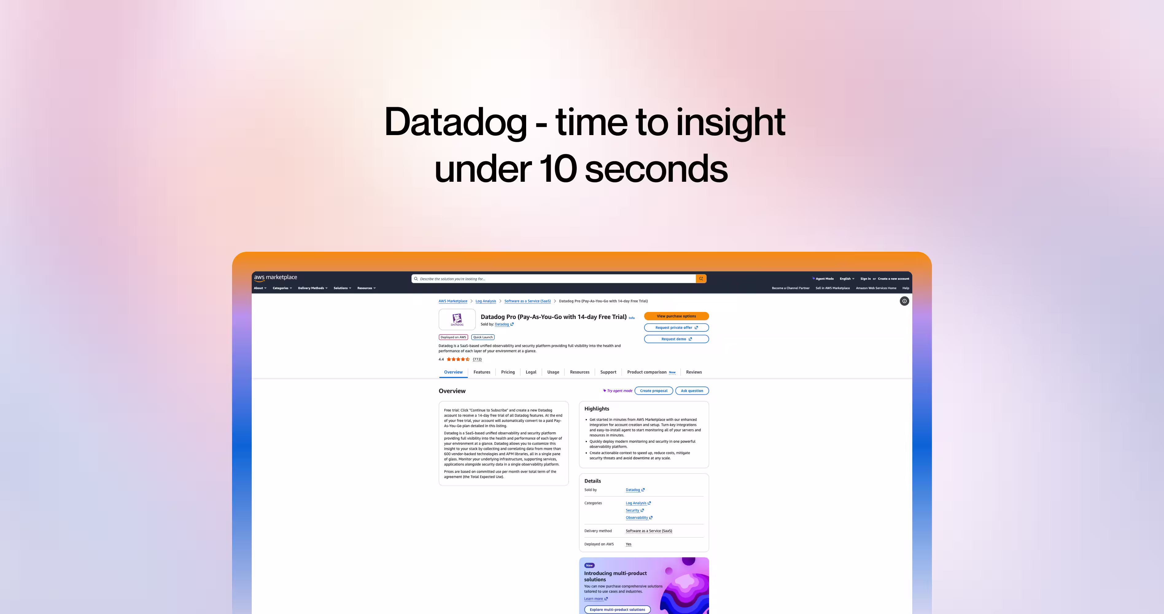 Datadog dashboard example surfacing alerts error rates and service health for fast time to insight