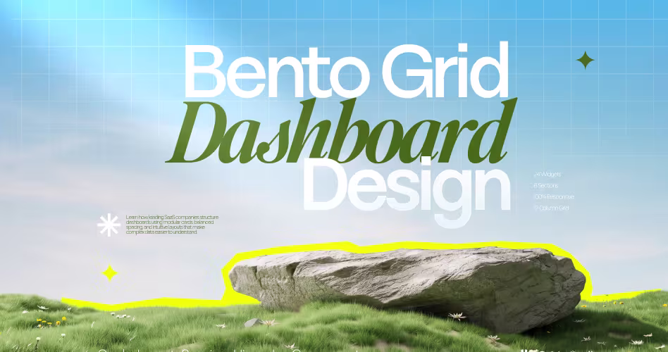 Bento Grid Dashboard Design: How to Build Modular UIs That Actually Work 