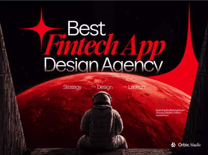 Professional fintech app design agency showcasing innovative financial technology solutions, mobile banking interfaces, payment platforms, and seamless digital user experiences.