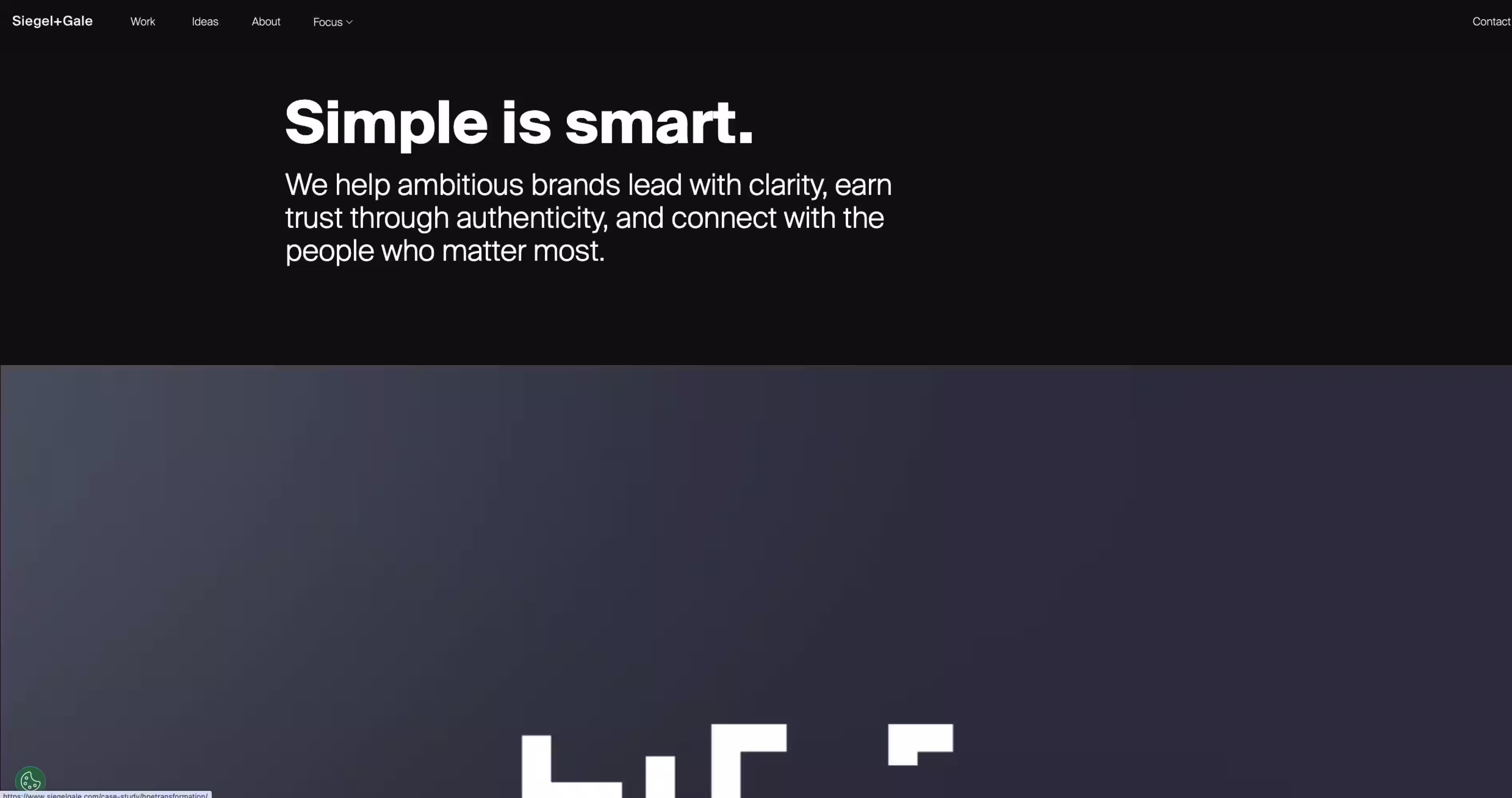 Siegel and Gale branding agency focused on simplicity driven brand experience design