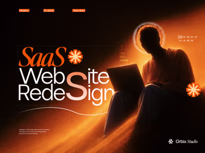 Modern SaaS website redesign illustration highlighting website optimization, conversion improvements, and UX modernization.