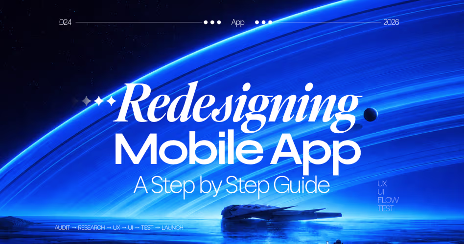 Mobile App Redesign: A Step-by-Step Process Guide 2026