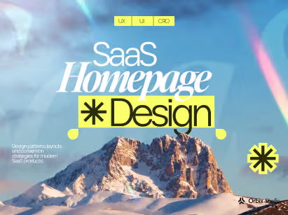 SaaS homepage design example featuring modern UI, conversion-focused structure, UX best practices, and high-performing website sections.