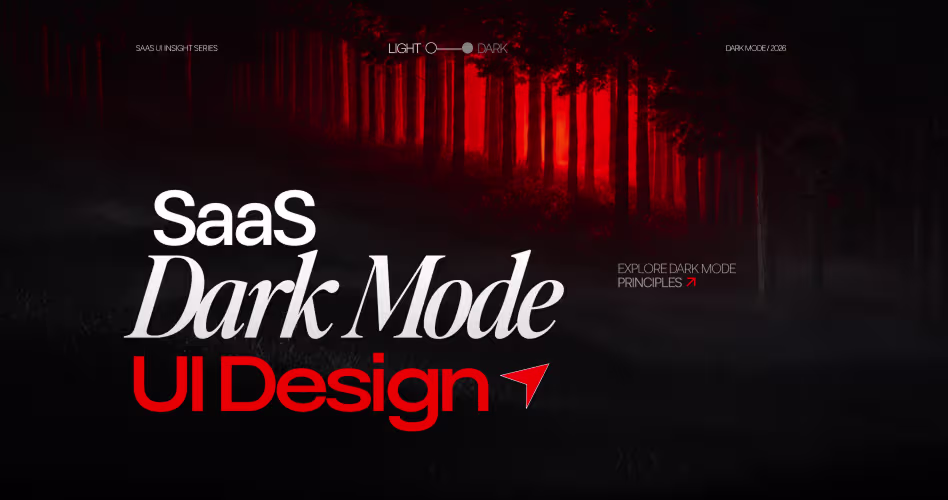 SaaS Dark Mode UI Design Best Practices for Better User Experience 