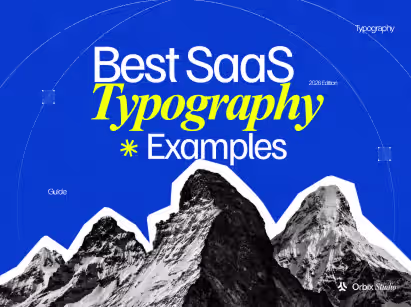 Best SaaS typography examples showcasing modern font styles, visual hierarchy, readability, and branding techniques for SaaS websites in 2026.