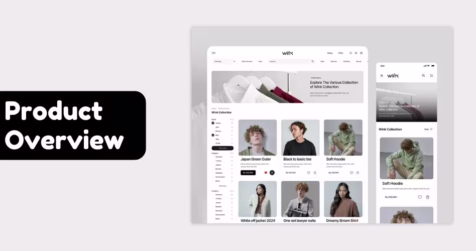 SaaS product overview section displaying product interface, workflows, key functionality, and solution-focused user experience.