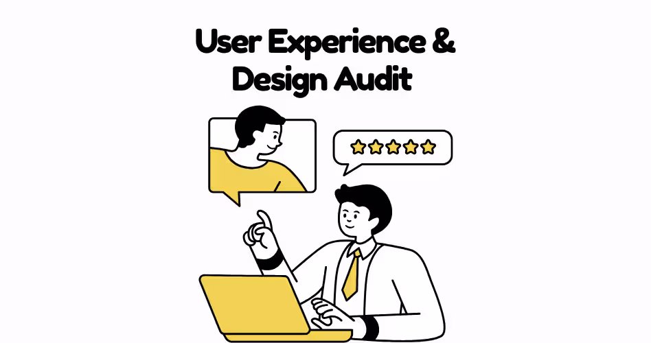 User experience and design audit checklist for SaaS websites focusing on usability, accessibility, navigation, mobile responsiveness, and customer experience.