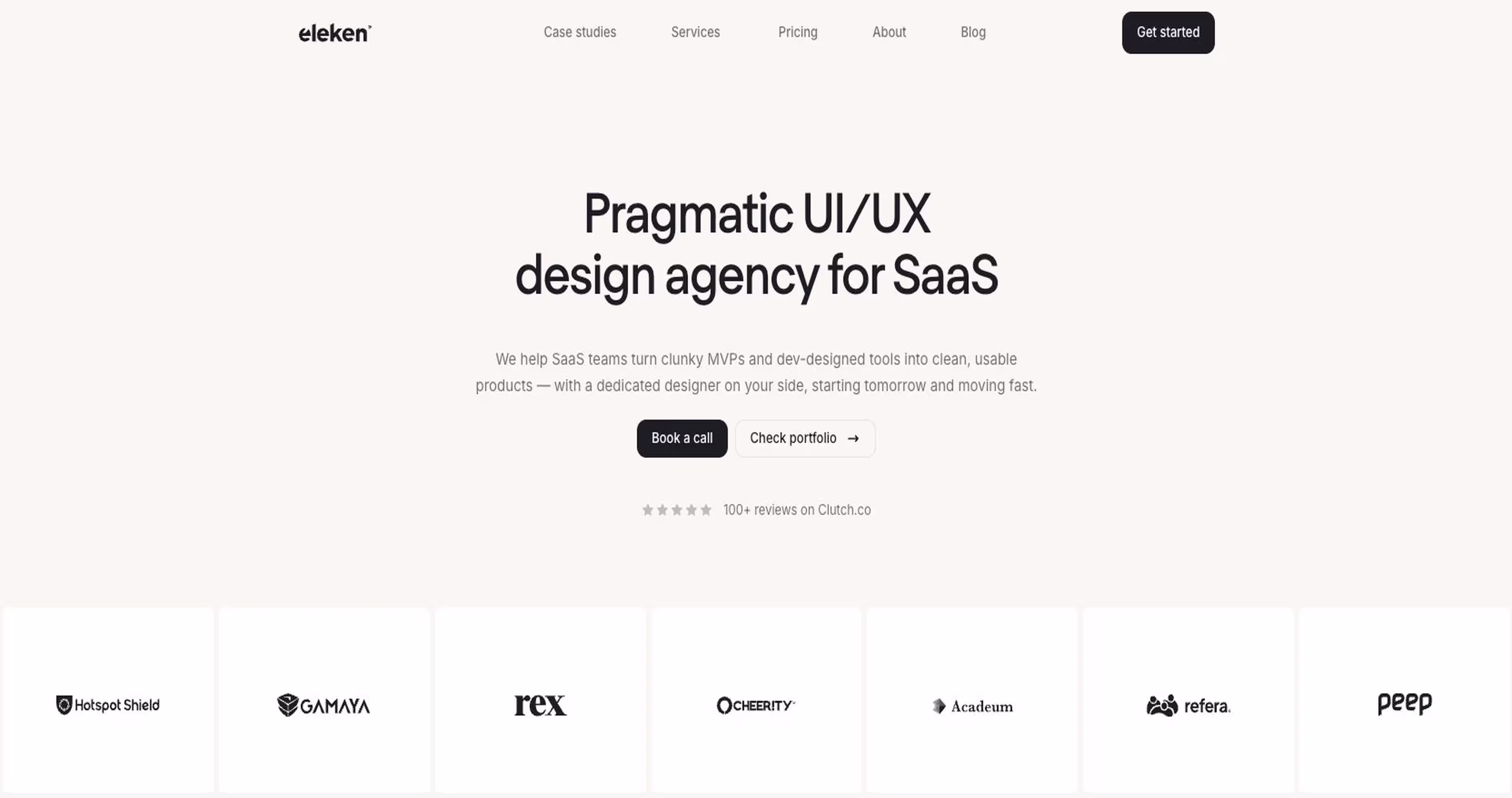 Eleken – Pragmatic UI/UX Healthcare Website Design Agency for SaaS Products