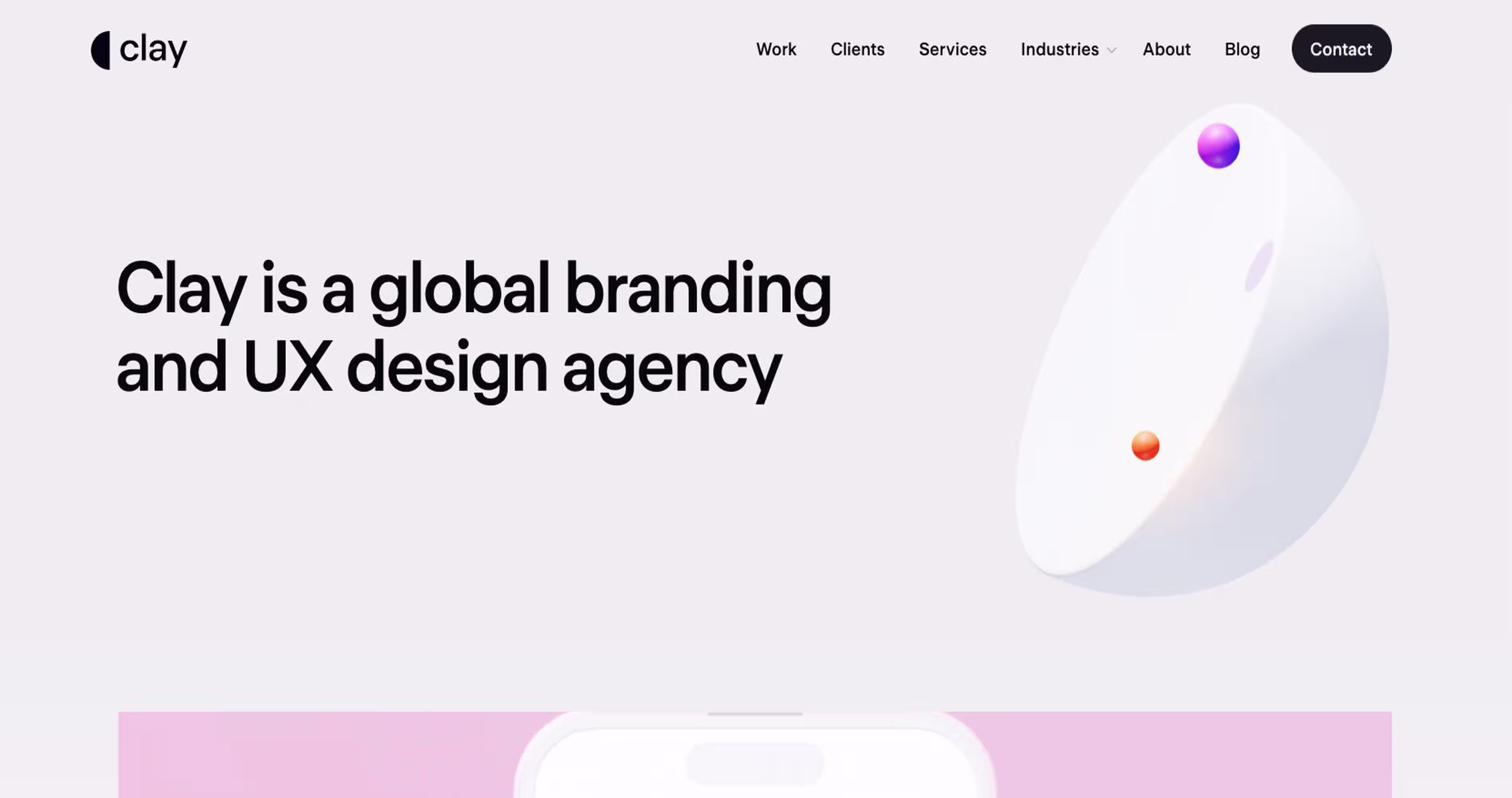 Clay – Global Branding & UX Healthcare Website Design Agency
