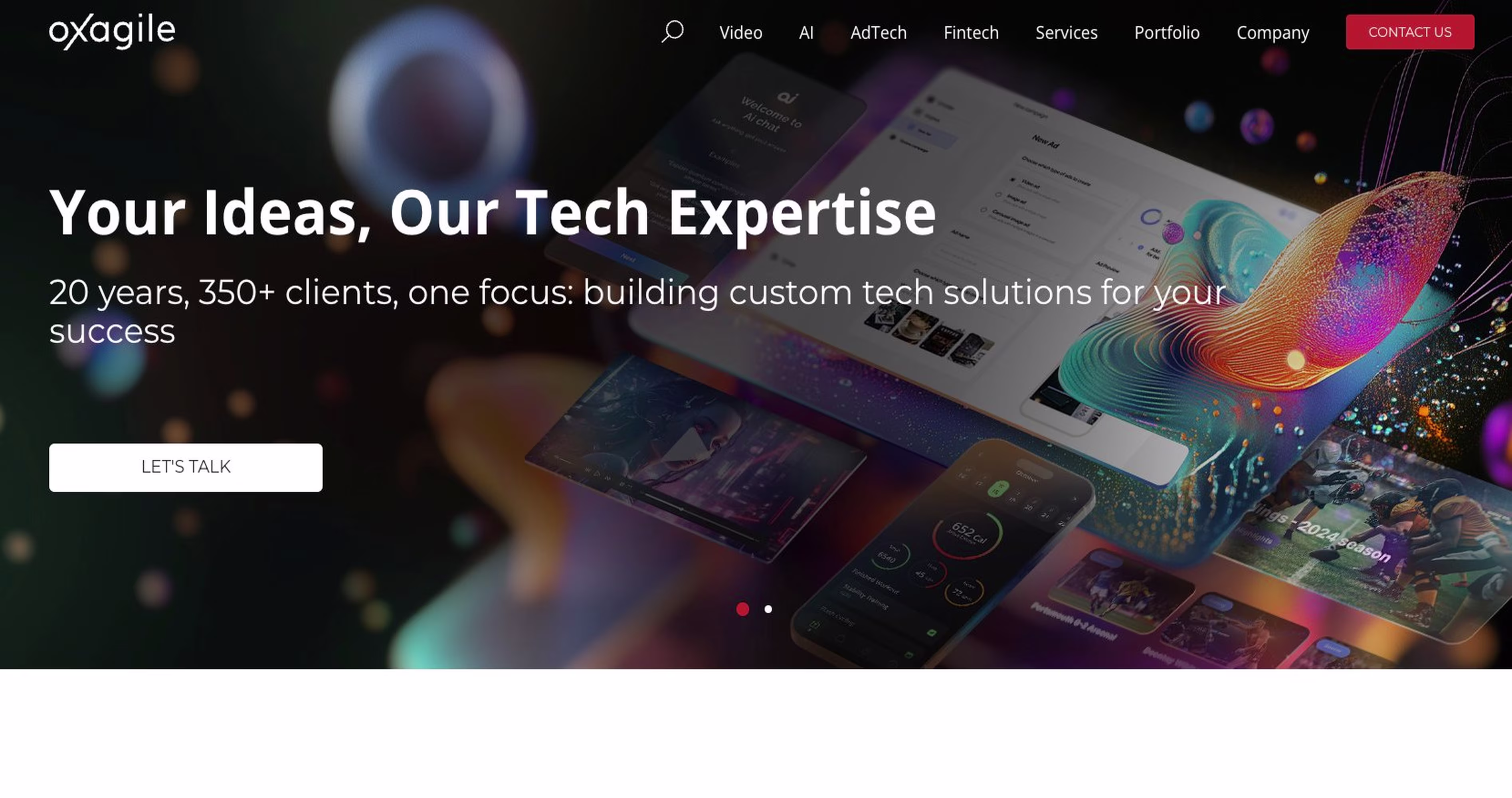 Oxagile – Custom Tech & Healthcare Website Design Agency with 20+ Years of Experience