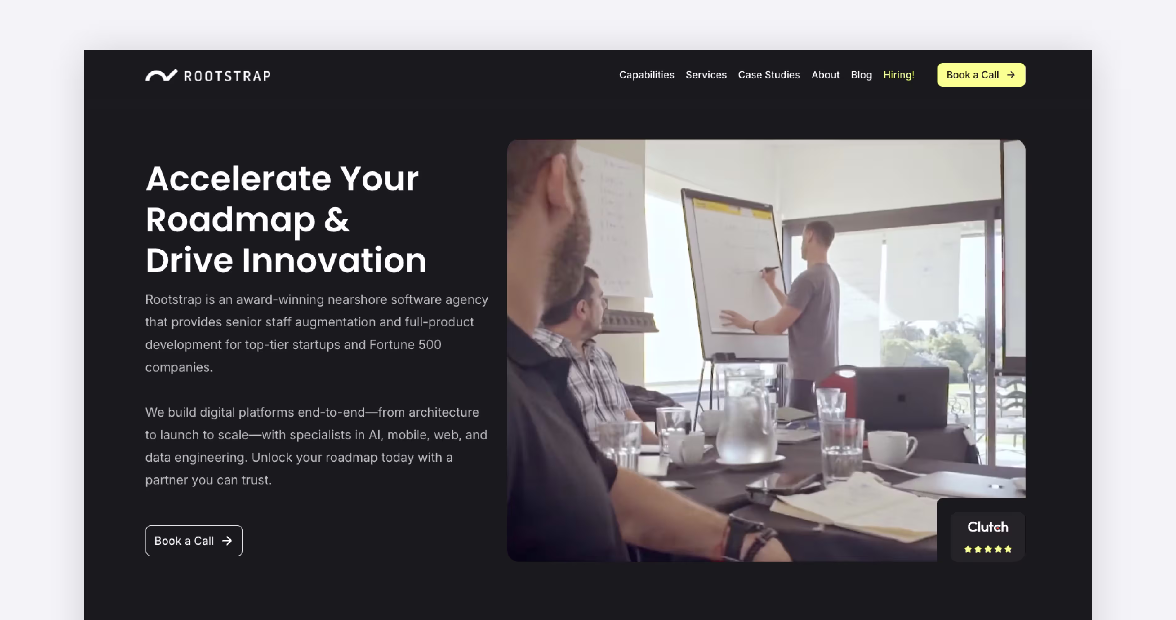 Rootstrap MVP development company for startups building scalable SaaS products