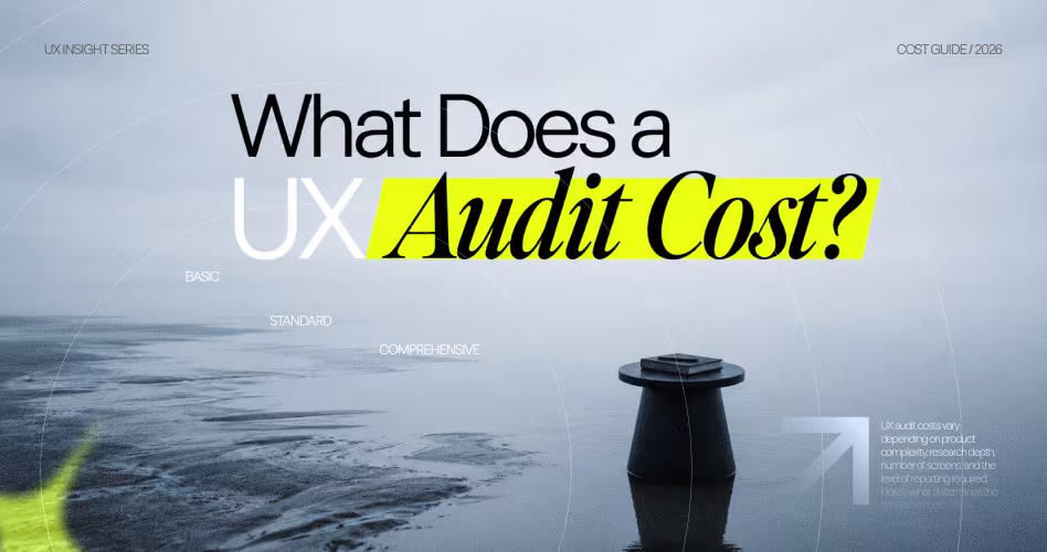What does a UX audit cost pricing guide by tier