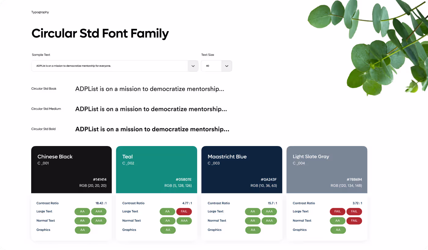Codeair Software Solutions design process for ADPList showing user research, survey analysis, and feature flow mapping for mentorship platform friction points