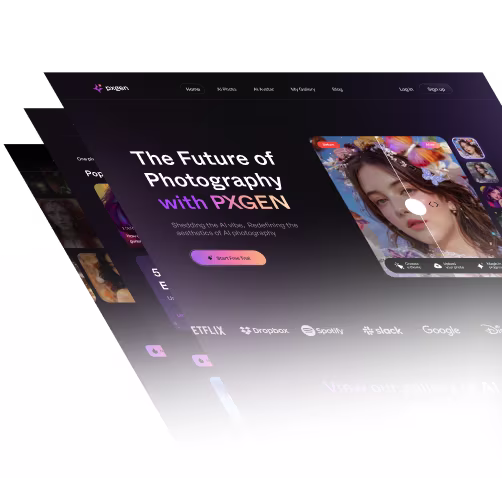 PXGEN AI-generated image pattern showcase design by Codeair Software Solutions
