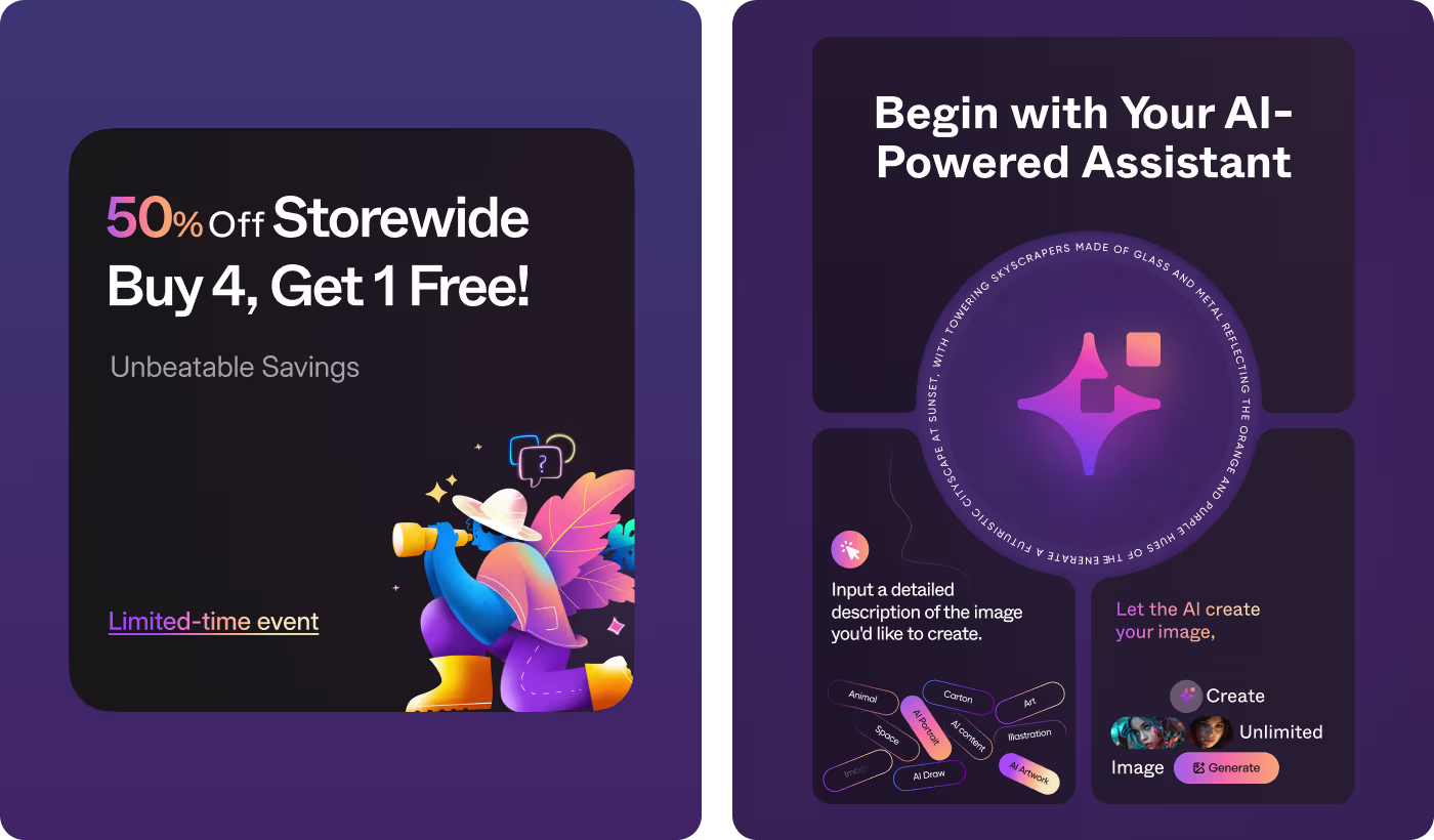 PXGEN redesigned homepage showing AI-generated images first by Codeair Software Solutions