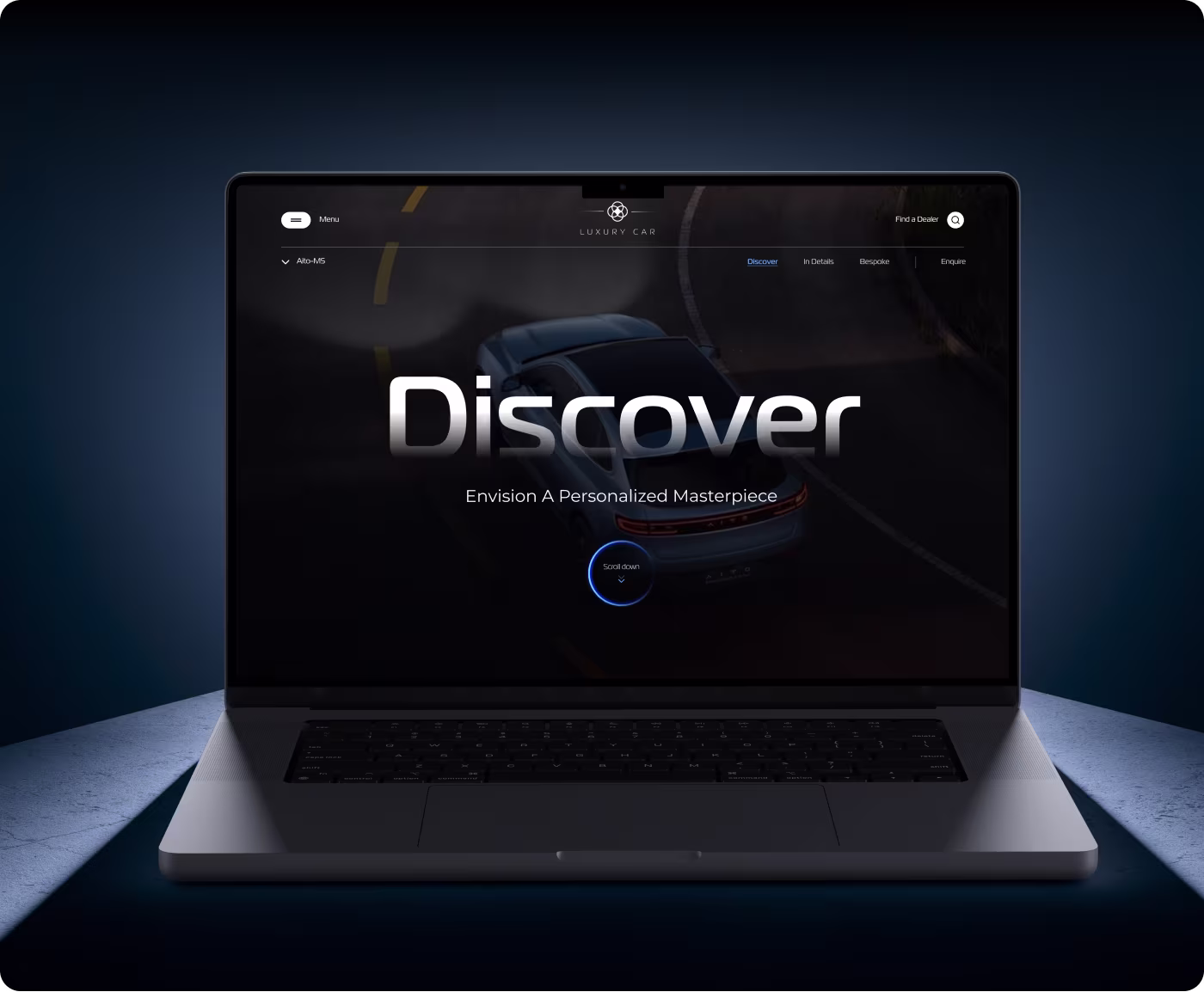Aito luxury car vehicle exploration navigation design by Codeair Software Solutions