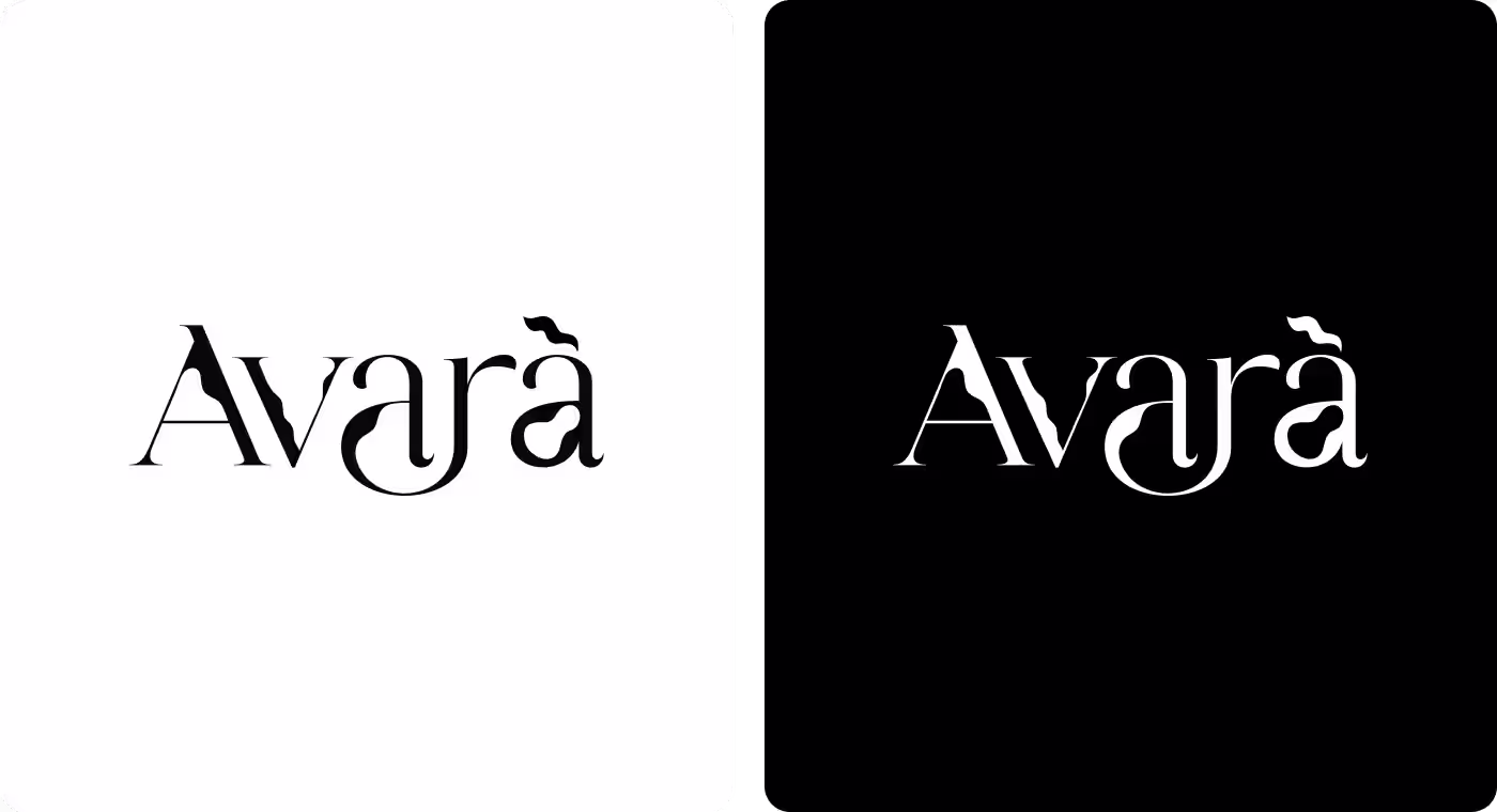 Avara high-contrast color block branding design by Codeair Software Solutions