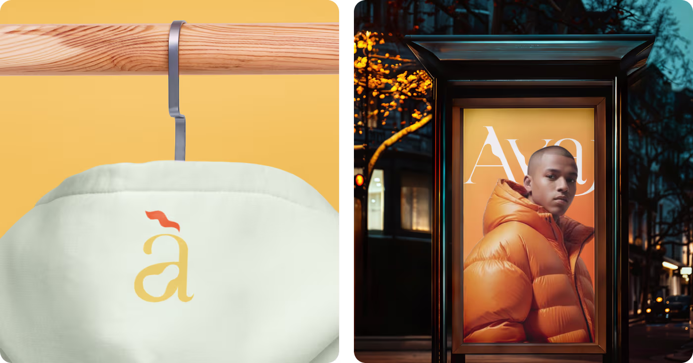 Avara fashion brand logo signage and packaging design by Codeair Software Solutions