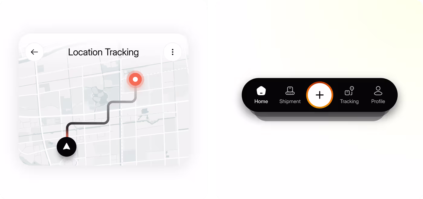 Clearer tracking views and shipment status visualization in Couriq redesign by Codeair Software Solutions