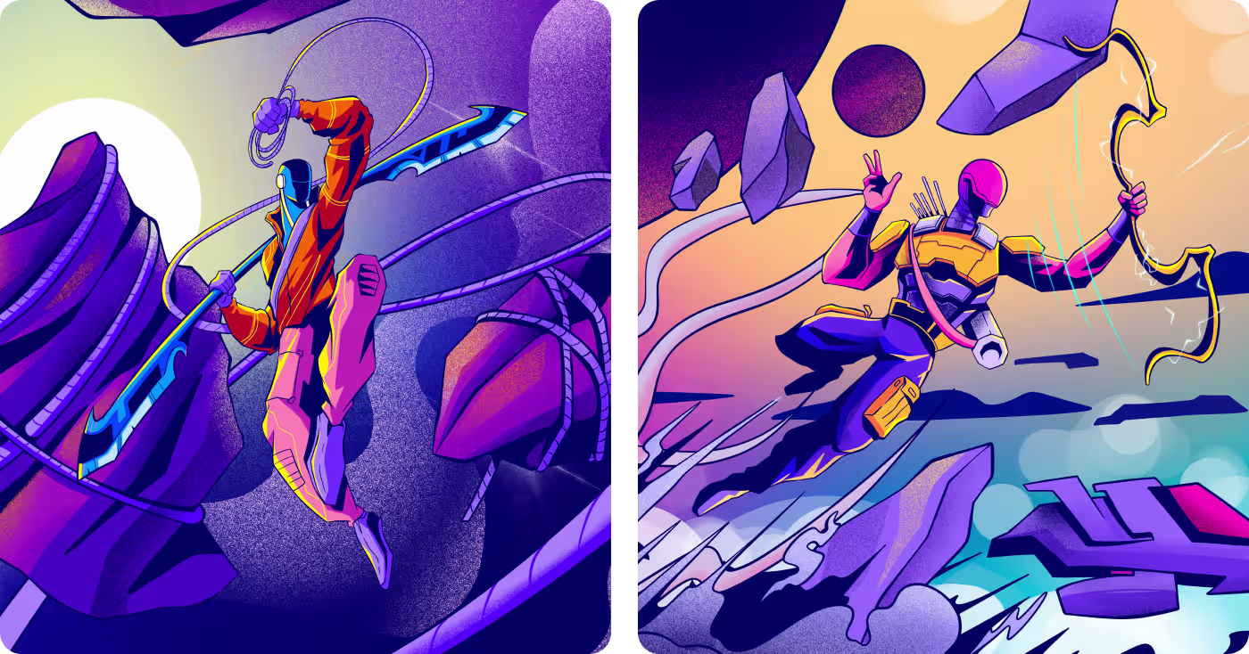 Sci-fi villain and supporting character concepts by Codeair Software Solutions