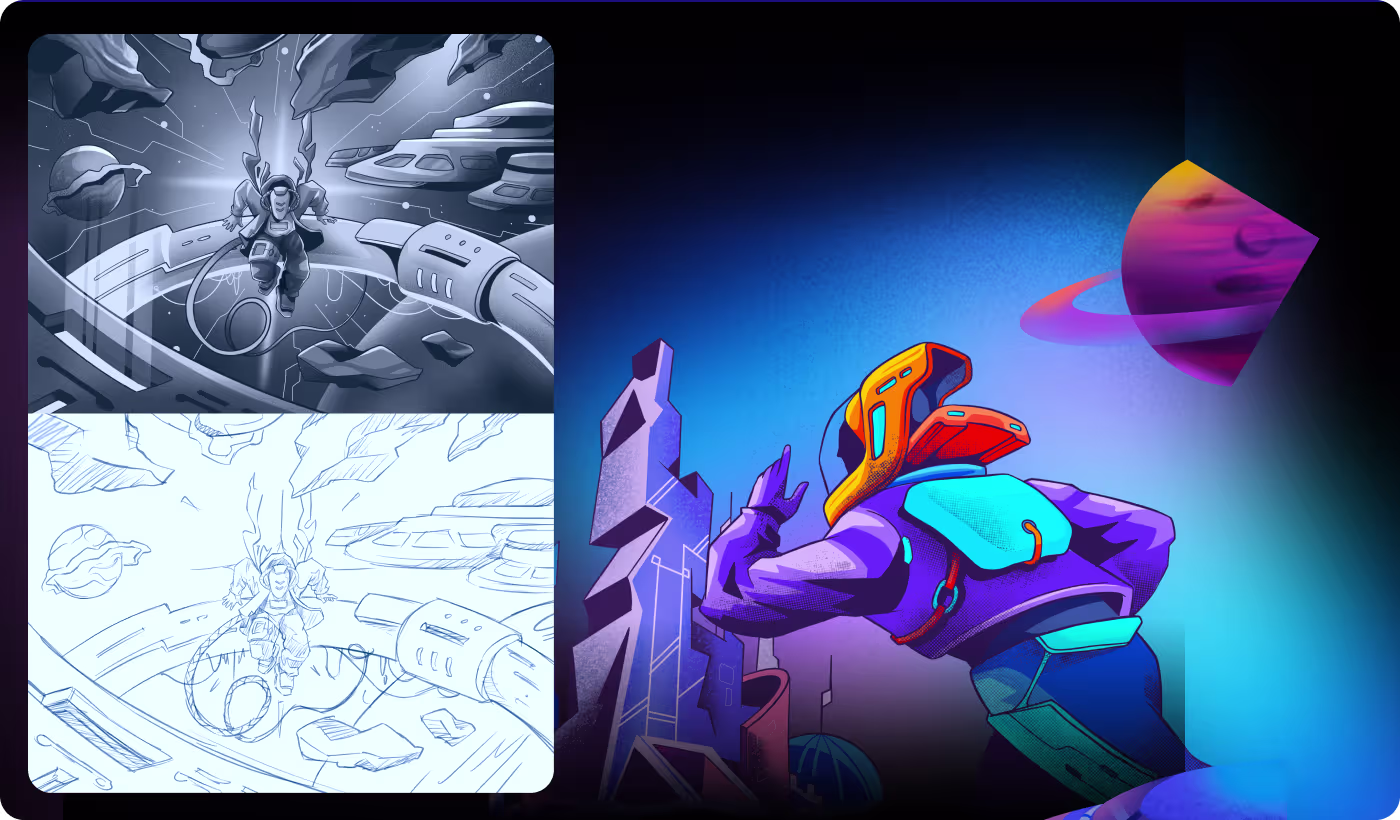Defenders of the World visual direction and mood exploration by Codeair Software Solutions