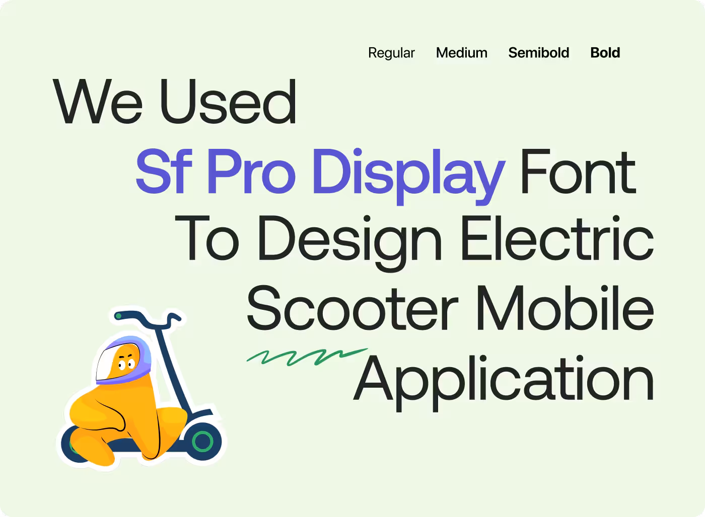 Codeair Software Solutions case study showing Fastgo Scooty app problem of cluttered screens making it hard for users to quickly spot key ride information