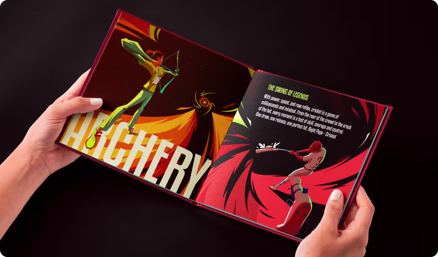 Codeair Software Solutions side-view sports illustration with bright color streak design