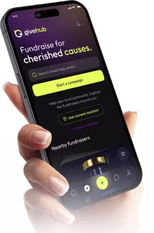 	GiveHub nonprofit donation platform overview and mobile app design by Codeair Software Solutions