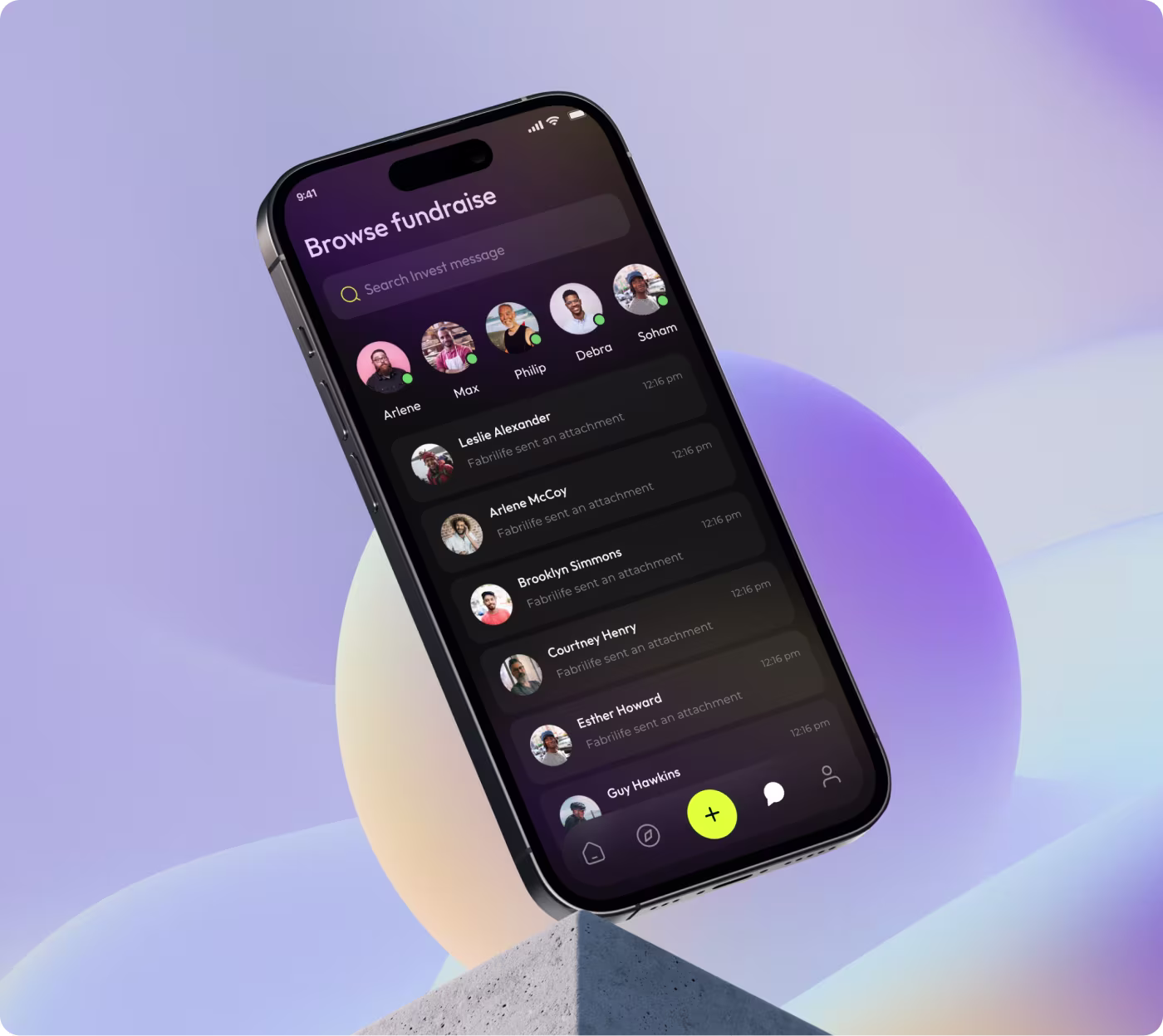 	GiveHub refined interface with improved readability, spacing, and visual focus on key actions by Codeair Software Solutions