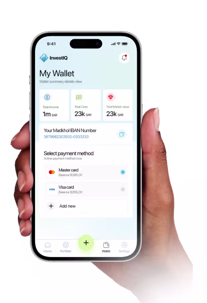 InvestIQ mobile investment app interface design by Codeair Software Solutions