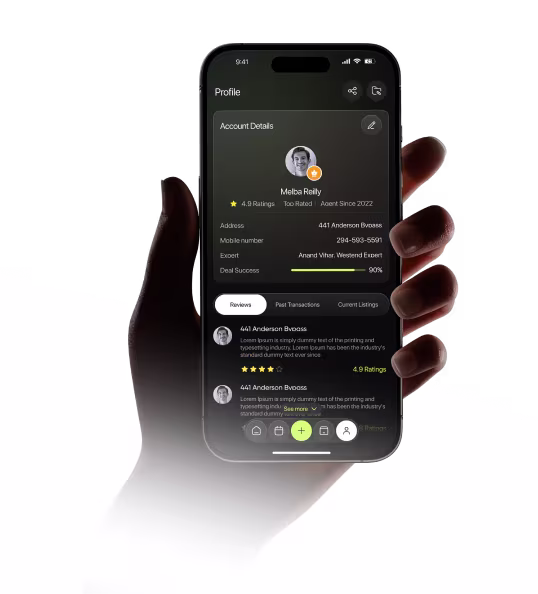 Codeair Software Solutions UX design overview for Rezo showing property browsing and expert guidance connection interface for real estate platform