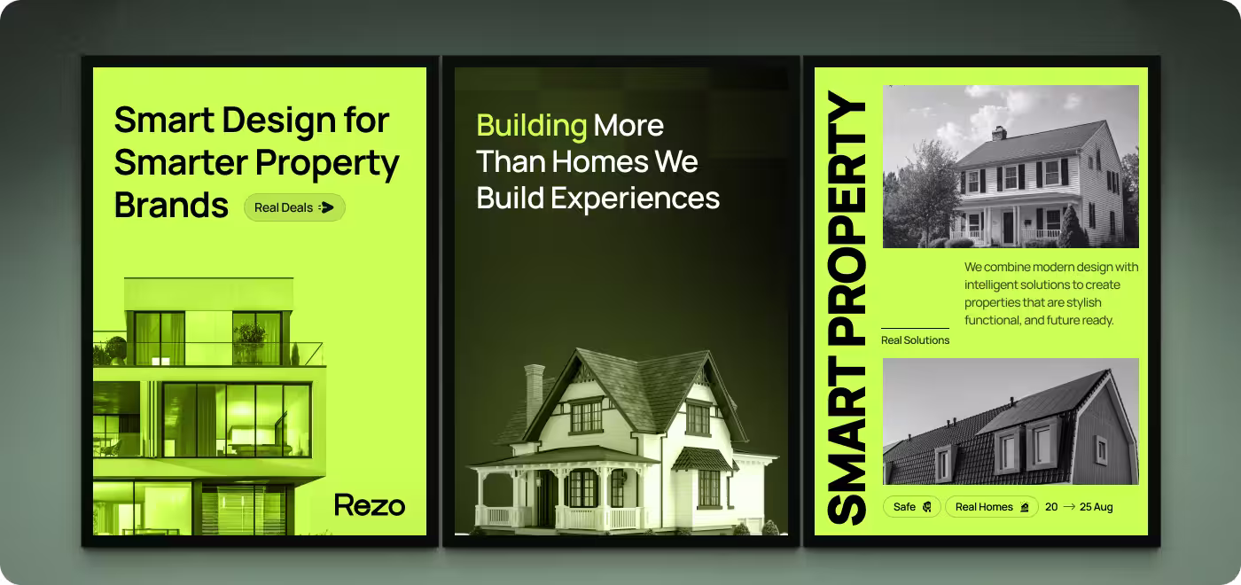Rezo app solution by Codeair Software Solutions showing improved search filtering and accessible agent contact actions for faster property connections