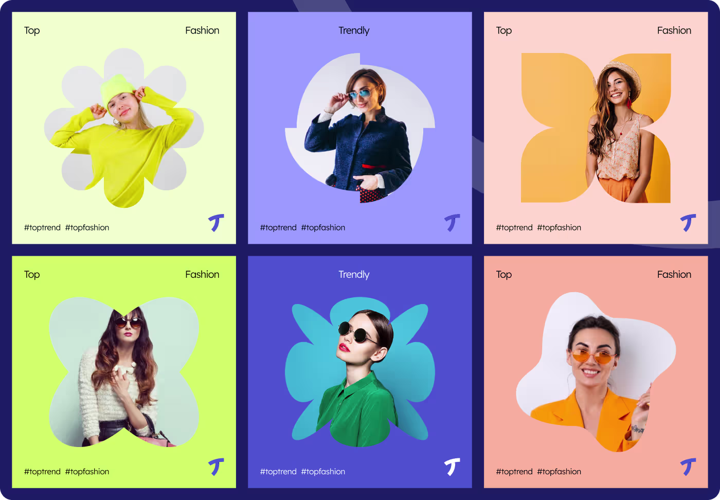 Trendly fashion solution by Codeair Software Solutions showing bold typography and negative space design for premium apparel branding