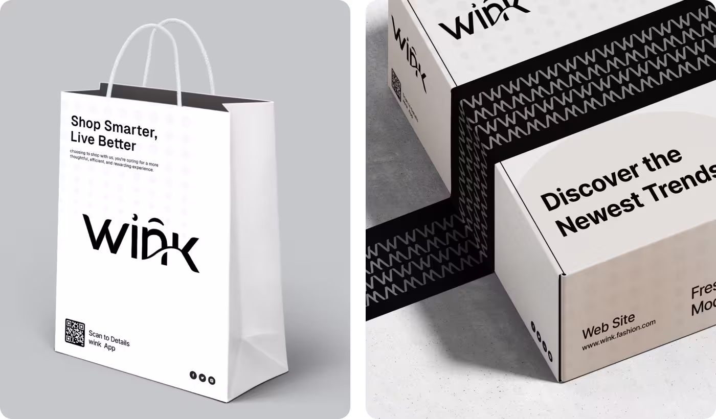 Wink original product browsing page before redesign by Codeair Software Solutions