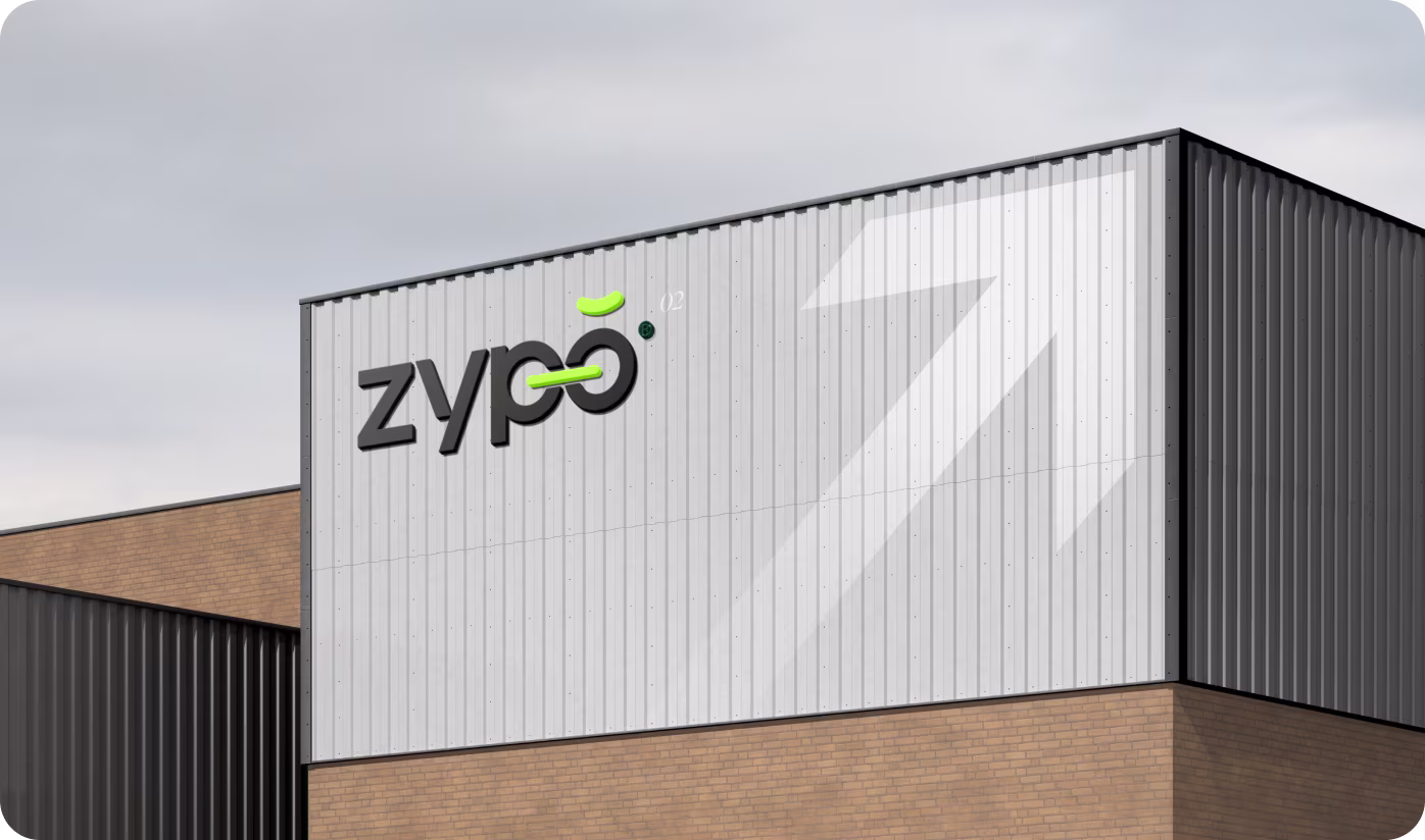 Codeair Software Solutions case study showing Zypo electric bike problem of low brand recognition and inconsistent visual system across touchpoints